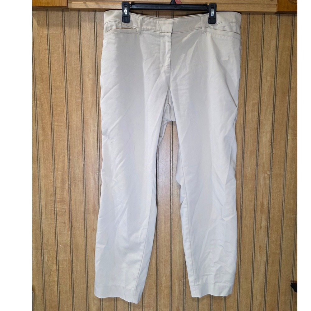Grace‎ Elements Khaki Pants Career Ankle Stretch Pockets Size 12